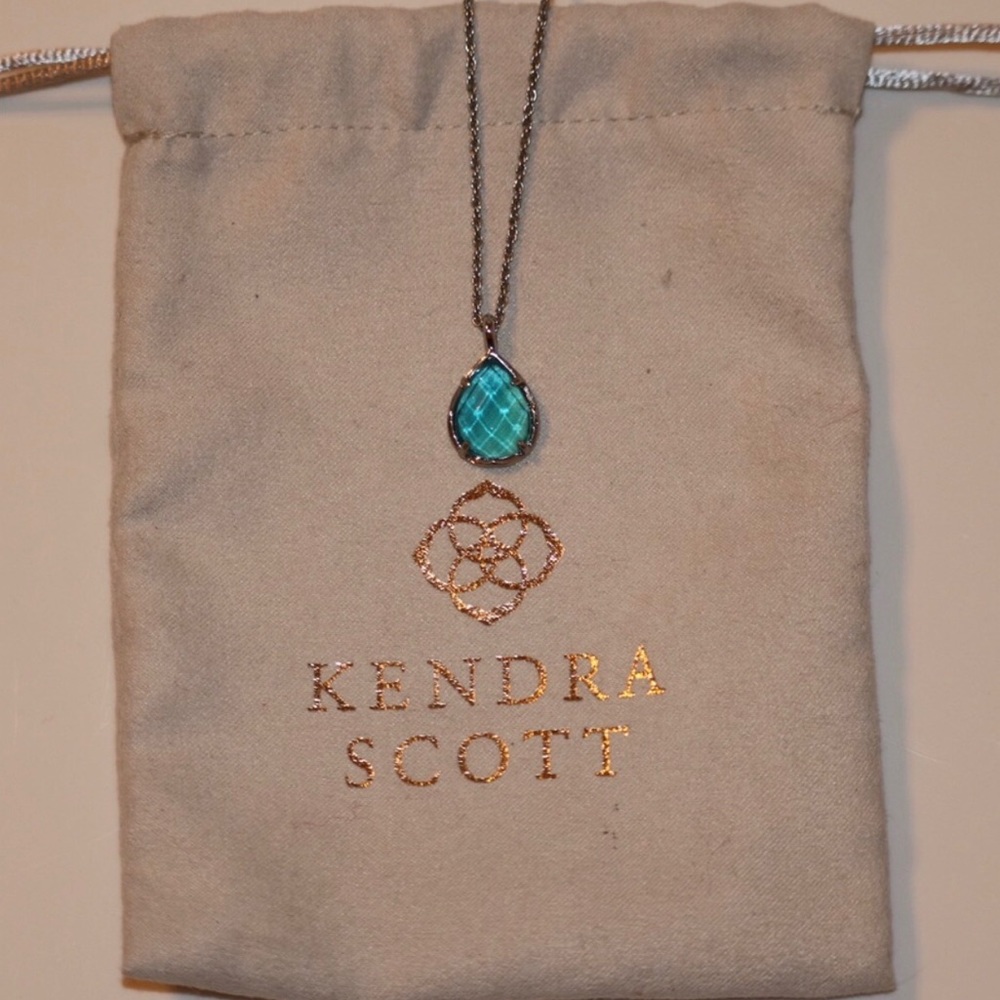 Kendra Scott Kiri Pendant Necklace Blue